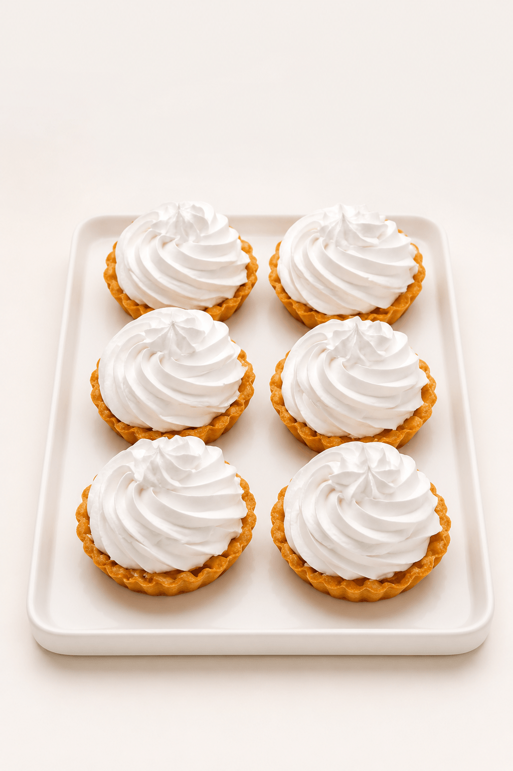 Lemon Tartlets with Meringue - 6 Pieces