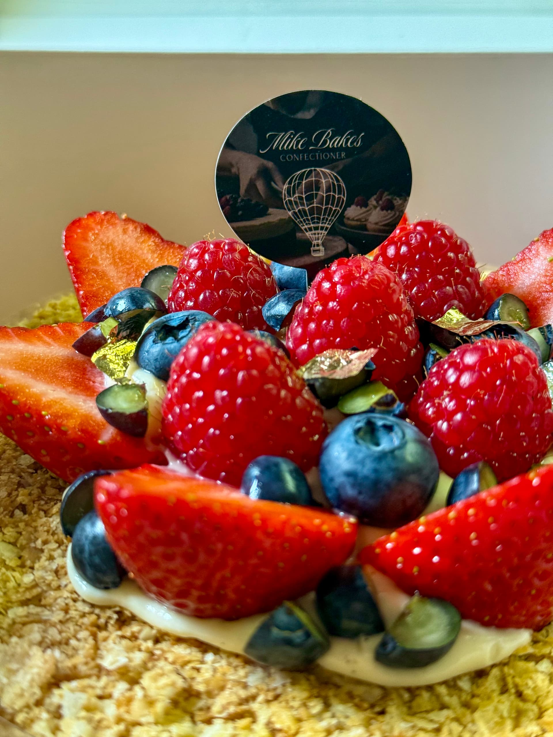 A customer message about Napoleon Cake (18cm)